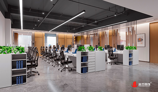 開放辦公區(qū)設(shè)計效果