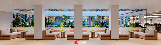 直播辦公區(qū)設(shè)計(jì)效果