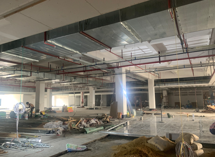 巡工地日記，英達(dá)輝藥業(yè)辦公室裝修項(xiàng)目進(jìn)行中