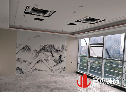 巡工地日記，創(chuàng)勇康體設備科技辦公室裝修項目緊張進行中